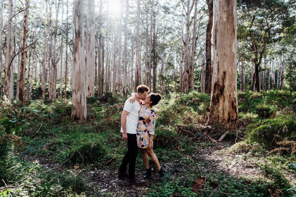 engagement shoot location ideas in Margaret River