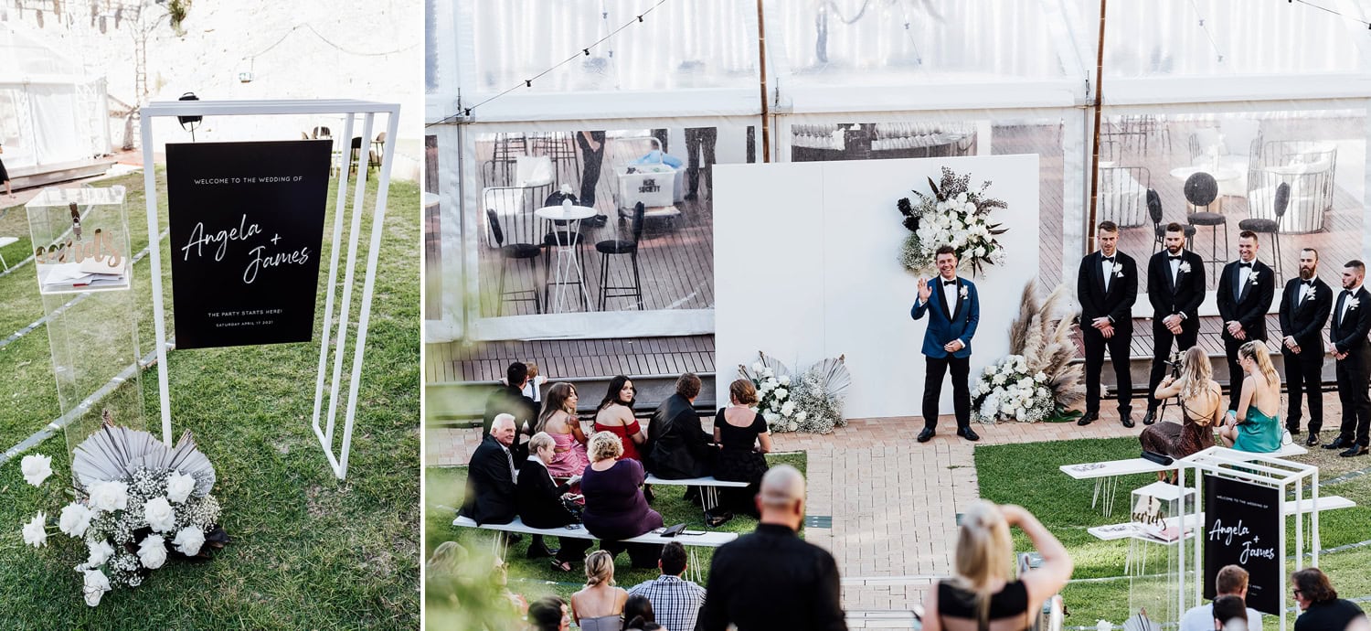 quarry amphitheatre wedding