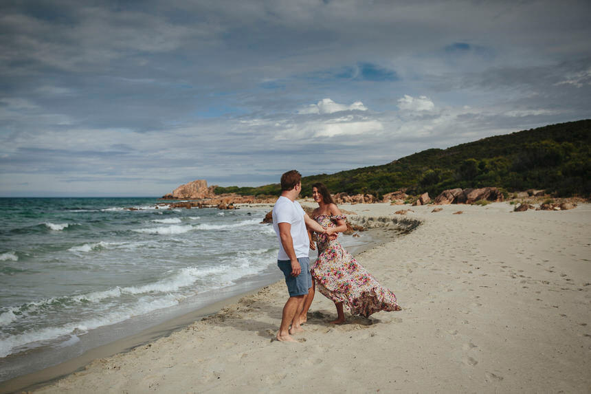 Castle Rock Beach Engagement